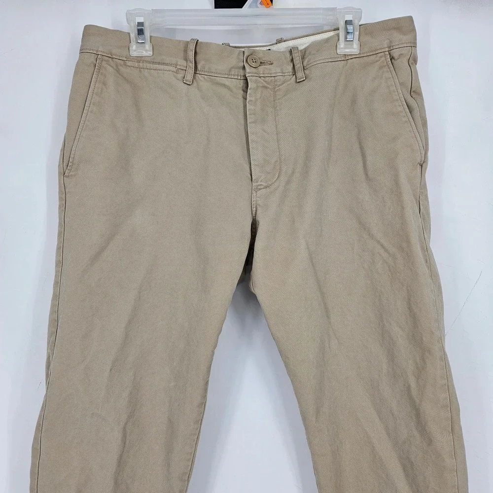 J Crew Pants Mens 32x30 Chino Oarsman Tan 484 Slim Casual Preppy Vintage‎